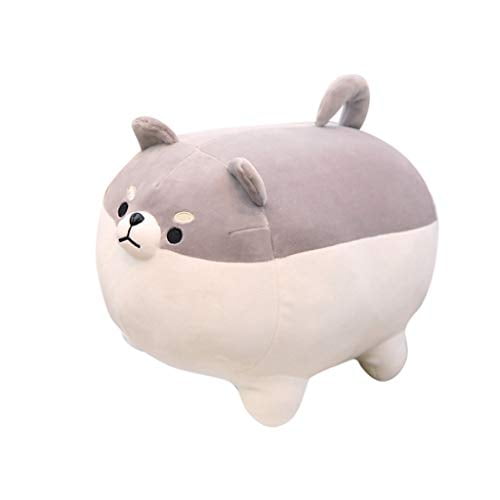 Round Eye Valentines /& Christmas Gifts for Girlfriends Kids BLACKOBE Anime Shiba Inu Plush Stuffed Sotf Pillow Doll Cartoon Doggo Cute Shiba Animal Toy Grey 16